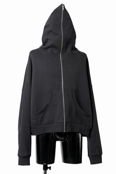 画像をギャラリービューアに読み込む, entire studios ETERNAL ZIP SWEAT PARKA (SOOT)