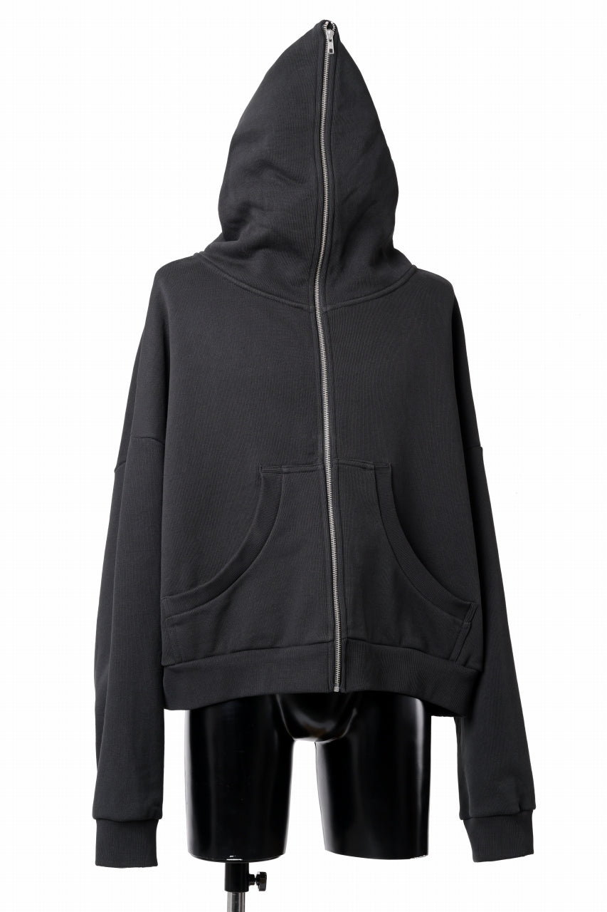 画像をギャラリービューアに読み込む, entire studios ETERNAL ZIP SWEAT PARKA (SOOT)