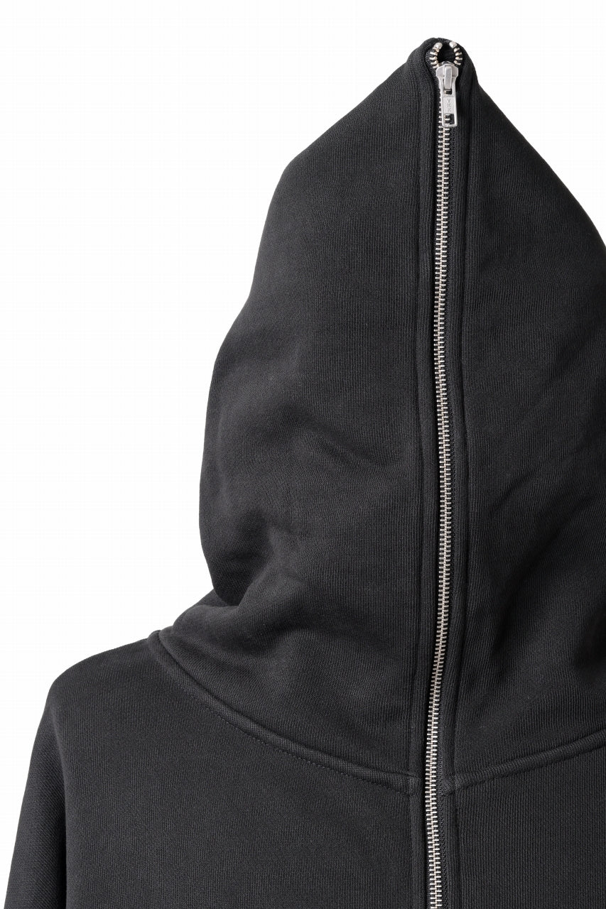 画像をギャラリービューアに読み込む, entire studios ETERNAL ZIP SWEAT PARKA (SOOT)