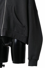 画像をギャラリービューアに読み込む, entire studios ETERNAL ZIP SWEAT PARKA (SOOT)