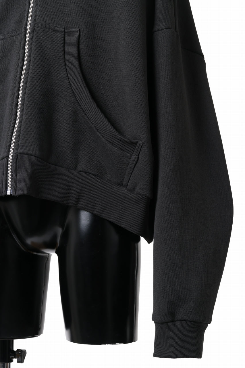 画像をギャラリービューアに読み込む, entire studios ETERNAL ZIP SWEAT PARKA (SOOT)