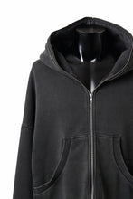 画像をギャラリービューアに読み込む, entire studios ETERNAL ZIP SWEAT PARKA (WASHED BLACK)