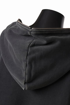 画像をギャラリービューアに読み込む, entire studios ETERNAL ZIP SWEAT PARKA (WASHED BLACK)