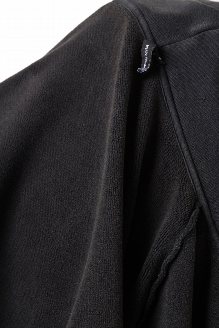 画像をギャラリービューアに読み込む, entire studios ETERNAL ZIP SWEAT PARKA (WASHED BLACK)