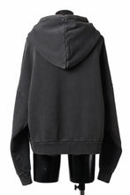 画像をギャラリービューアに読み込む, entire studios ETERNAL ZIP SWEAT PARKA (WASHED BLACK)