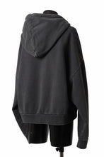 画像をギャラリービューアに読み込む, entire studios ETERNAL ZIP SWEAT PARKA (WASHED BLACK)