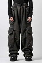 画像をギャラリービューアに読み込む, entire studios HEAVY GOCAR SWEAT PANTS (WASHED BLACK)