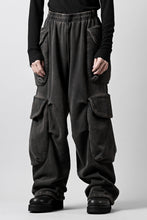 画像をギャラリービューアに読み込む, entire studios HEAVY GOCAR SWEAT PANTS (WASHED BLACK)