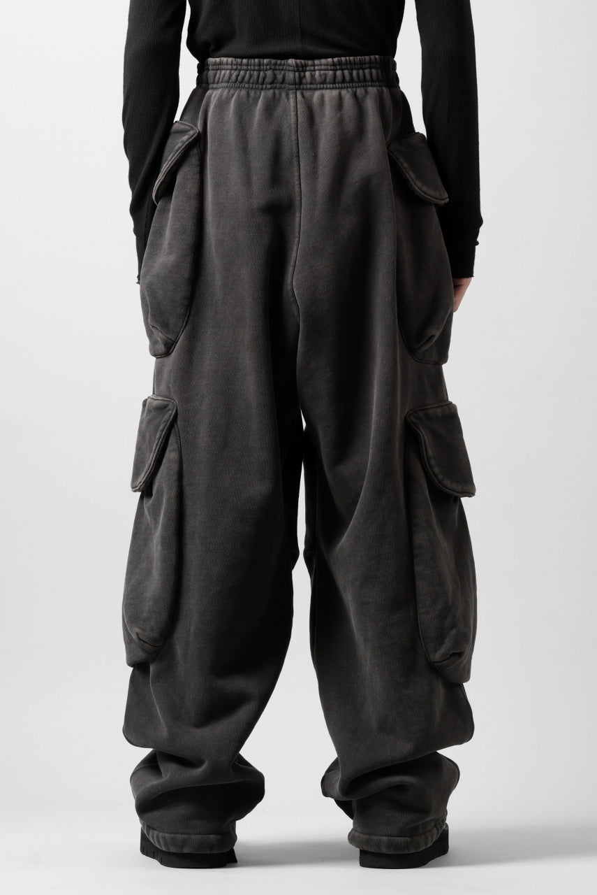 画像をギャラリービューアに読み込む, entire studios HEAVY GOCAR SWEAT PANTS (WASHED BLACK)