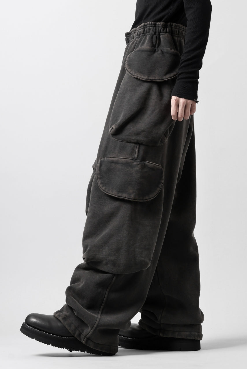 画像をギャラリービューアに読み込む, entire studios HEAVY GOCAR SWEAT PANTS (WASHED BLACK)