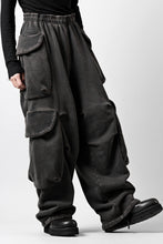 画像をギャラリービューアに読み込む, entire studios HEAVY GOCAR SWEAT PANTS (WASHED BLACK)
