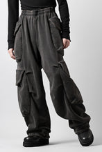 画像をギャラリービューアに読み込む, entire studios HEAVY GOCAR SWEAT PANTS (WASHED BLACK)