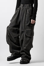 画像をギャラリービューアに読み込む, entire studios HEAVY GOCAR SWEAT PANTS (WASHED BLACK)