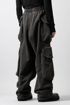 画像をギャラリービューアに読み込む, entire studios HEAVY GOCAR SWEAT PANTS (WASHED BLACK)