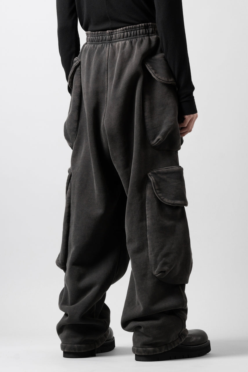 画像をギャラリービューアに読み込む, entire studios HEAVY GOCAR SWEAT PANTS (WASHED BLACK)