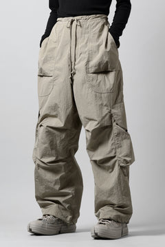 画像をギャラリービューアに読み込む, entire studios FREIGHT CARGO PANTS / CRINKLE NYLON (SAGE)