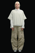 画像をギャラリービューアに読み込む, entire studios FREIGHT CARGO PANTS / CRINKLE NYLON (SAGE)