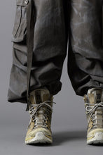 画像をギャラリービューアに読み込む, A.F ARTEFACT EXTREME WIDE CARGO PANTS / VINTAGE DYED (KHAKI)
