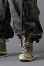 画像をギャラリービューアに読み込む, A.F ARTEFACT EXTREME WIDE CARGO PANTS / VINTAGE DYED (KHAKI)