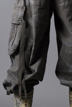 画像をギャラリービューアに読み込む, A.F ARTEFACT EXTREME WIDE CARGO PANTS / VINTAGE DYED (KHAKI)