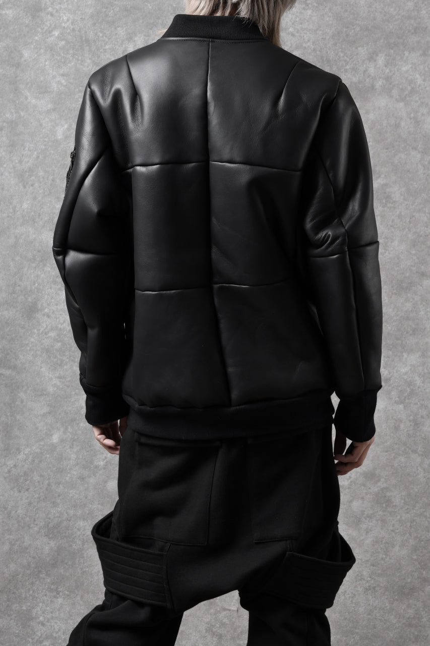 画像をギャラリービューアに読み込む, ierib exclusive ma-1 bomber jacket / toskana sheep shearling mouton (BLACK x BLACK)
