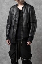画像をギャラリービューアに読み込む, ierib exclusive ma-1 bomber jacket / toskana sheep shearling mouton (BLACK x BLACK)