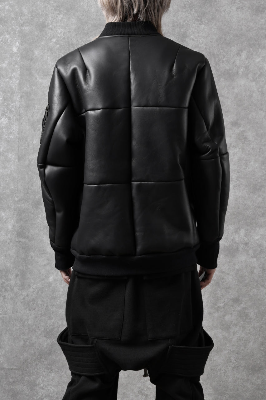 画像をギャラリービューアに読み込む, ierib exclusive ma-1 bomber jacket / toskana sheep shearling mouton (BLACK x BLACK)