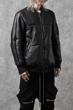 画像をギャラリービューアに読み込む, ierib exclusive ma-1 bomber jacket / toskana sheep shearling mouton (BLACK x BLACK)