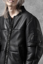 画像をギャラリービューアに読み込む, ierib exclusive ma-1 bomber jacket / toskana sheep shearling mouton (BLACK x BLACK)