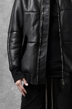 画像をギャラリービューアに読み込む, ierib exclusive ma-1 bomber jacket / toskana sheep shearling mouton (BLACK x BLACK)