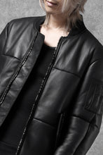 画像をギャラリービューアに読み込む, ierib exclusive ma-1 bomber jacket / toskana sheep shearling mouton (BLACK x BLACK)