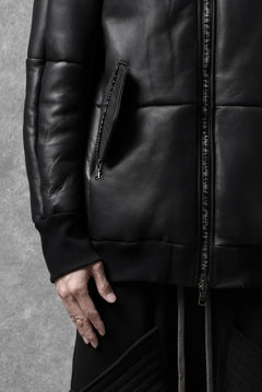 画像をギャラリービューアに読み込む, ierib exclusive ma-1 bomber jacket / toskana sheep shearling mouton (BLACK x BLACK)