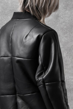 画像をギャラリービューアに読み込む, ierib exclusive ma-1 bomber jacket / toskana sheep shearling mouton (BLACK x BLACK)