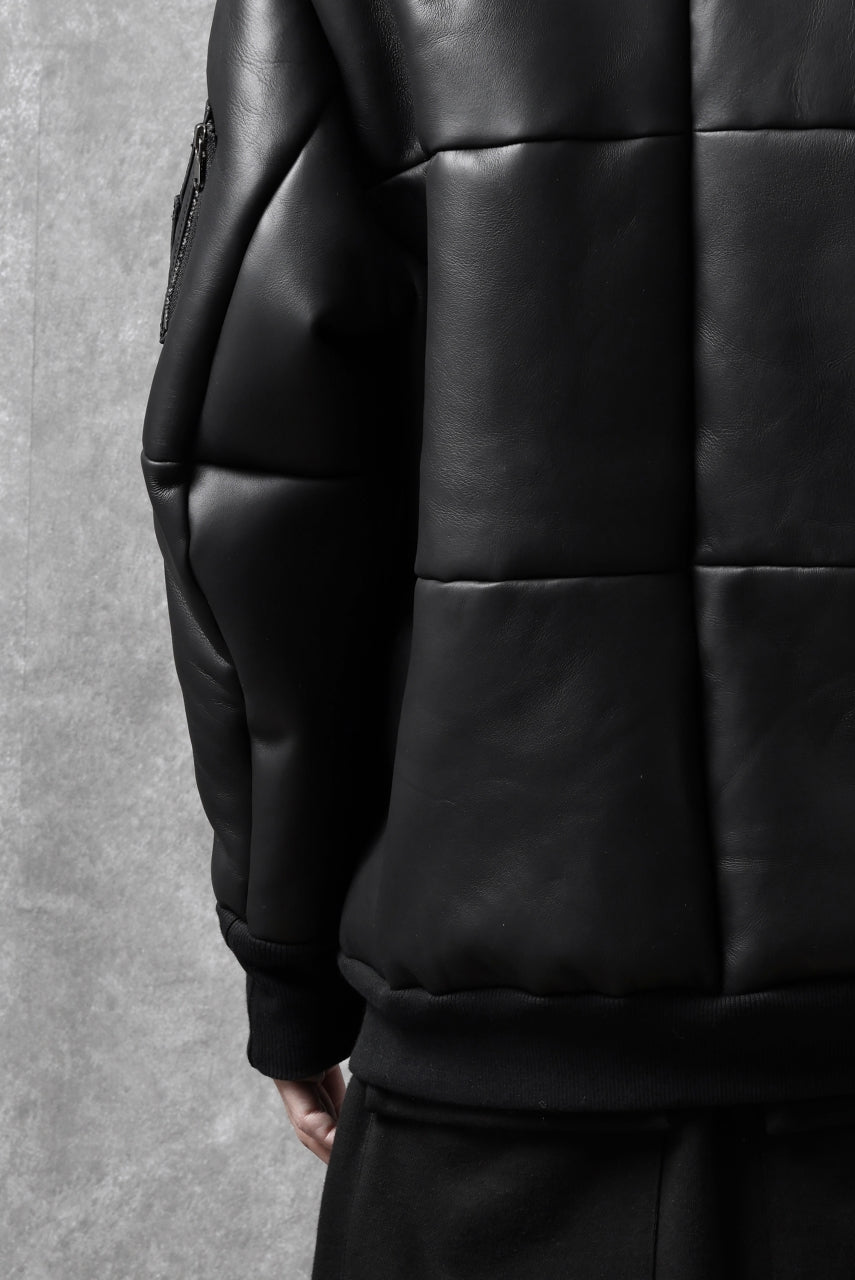 画像をギャラリービューアに読み込む, ierib exclusive ma-1 bomber jacket / toskana sheep shearling mouton (BLACK x BLACK)