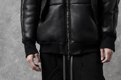 画像をギャラリービューアに読み込む, ierib exclusive ma-1 bomber jacket / toskana sheep shearling mouton (BLACK x BLACK)