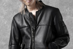 画像をギャラリービューアに読み込む, ierib exclusive ma-1 bomber jacket / toskana sheep shearling mouton (BLACK x BLACK)