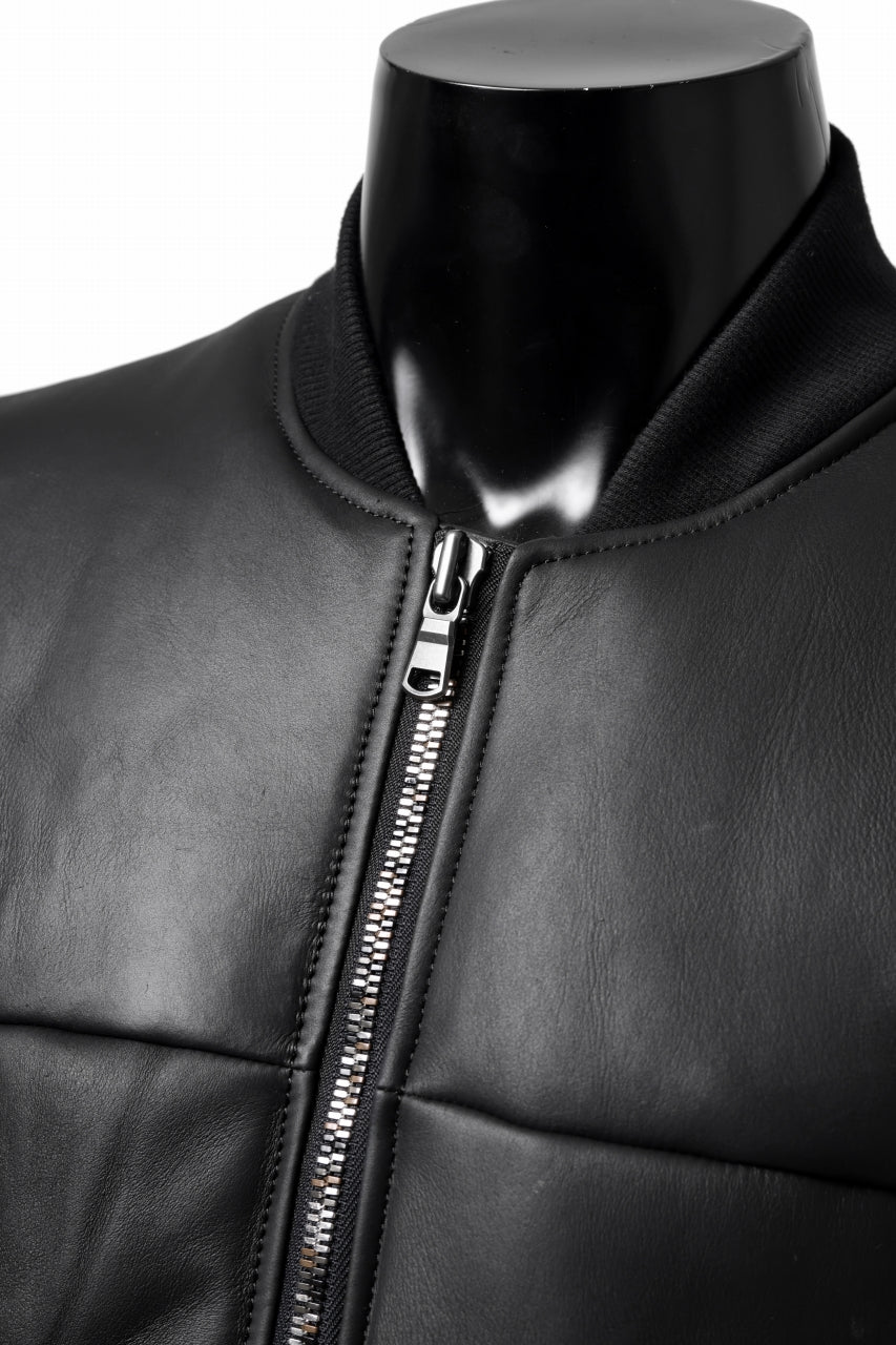 画像をギャラリービューアに読み込む, ierib exclusive ma-1 bomber jacket / toskana sheep shearling mouton (BLACK x BLACK)