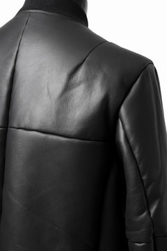 画像をギャラリービューアに読み込む, ierib exclusive ma-1 bomber jacket / toskana sheep shearling mouton (BLACK x BLACK)