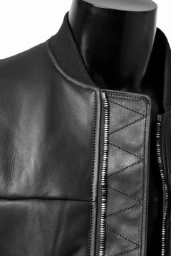 画像をギャラリービューアに読み込む, ierib exclusive ma-1 bomber jacket / toskana sheep shearling mouton (BLACK x BLACK)