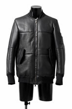 画像をギャラリービューアに読み込む, ierib exclusive ma-1 bomber jacket / toskana sheep shearling mouton (BLACK x BLACK)
