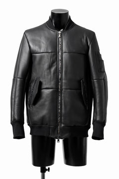 画像をギャラリービューアに読み込む, ierib exclusive ma-1 bomber jacket / toskana sheep shearling mouton (BLACK x BLACK)