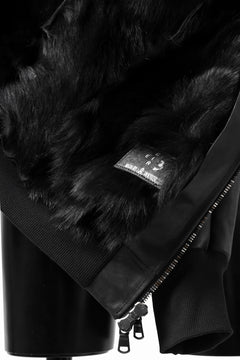 画像をギャラリービューアに読み込む, ierib exclusive ma-1 bomber jacket / toskana sheep shearling mouton (BLACK x BLACK)