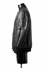 画像をギャラリービューアに読み込む, ierib exclusive ma-1 bomber jacket / toskana sheep shearling mouton (BLACK x BLACK)