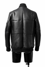 画像をギャラリービューアに読み込む, ierib exclusive ma-1 bomber jacket / toskana sheep shearling mouton (BLACK x BLACK)