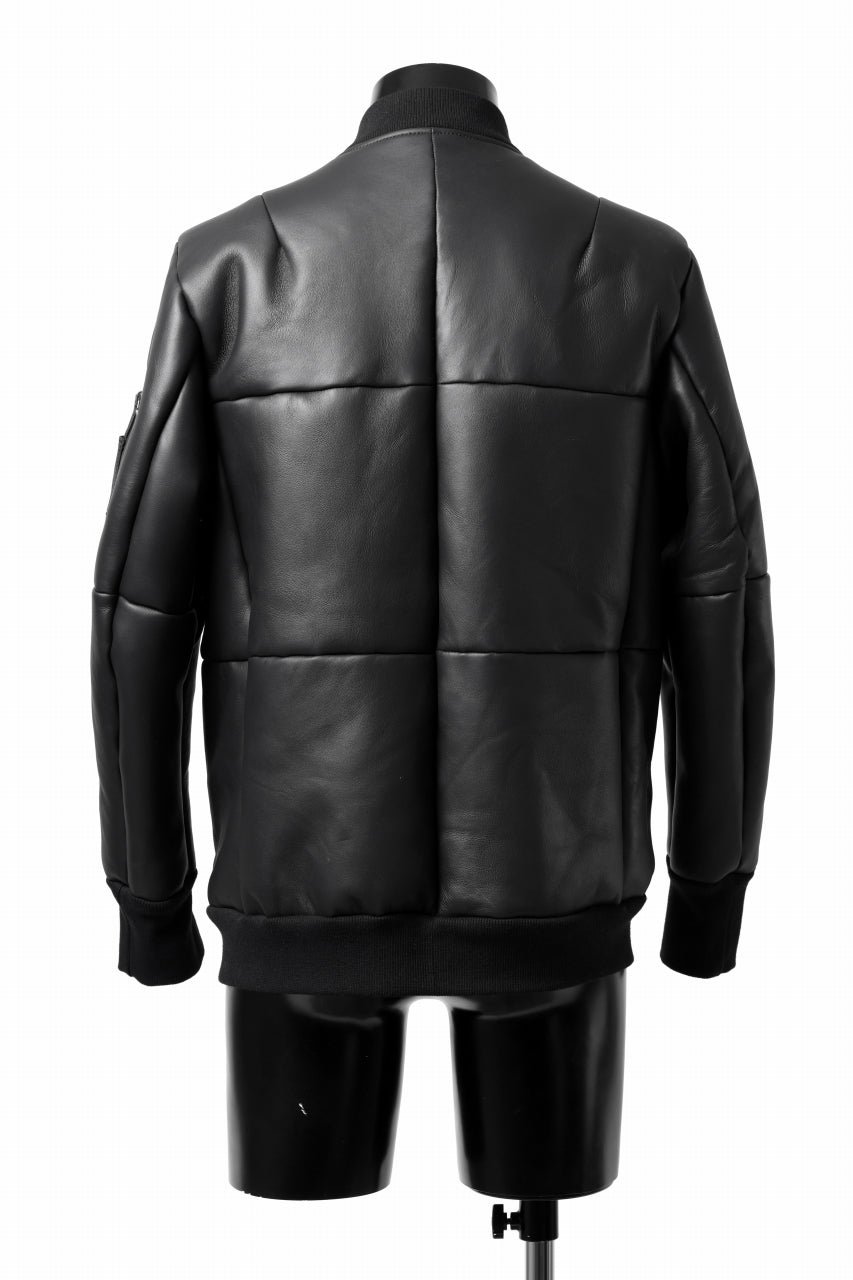 画像をギャラリービューアに読み込む, ierib exclusive ma-1 bomber jacket / toskana sheep shearling mouton (BLACK x BLACK)