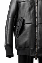 画像をギャラリービューアに読み込む, ierib exclusive ma-1 bomber jacket / toskana sheep shearling mouton (BLACK x BLACK)