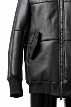 画像をギャラリービューアに読み込む, ierib exclusive ma-1 bomber jacket / toskana sheep shearling mouton (BLACK x BLACK)