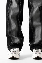 Load image into Gallery viewer, Feng Chen Wang RAW EDGE PATCHWORK TROUSERS (BLACK)