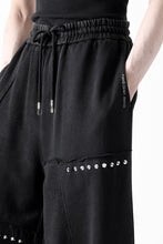 Load image into Gallery viewer, Feng Chen Wang PANELLED STRAIGHT SWEATPANTS (BLACK)