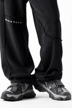 Load image into Gallery viewer, Feng Chen Wang PANELLED STRAIGHT SWEATPANTS (BLACK)